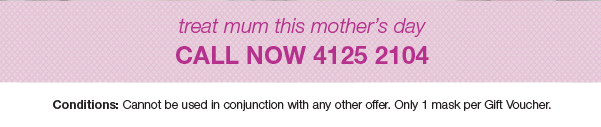 Mother's Day Gift Voucher Free Gift Facial Treatment Celebrate Skin Spa